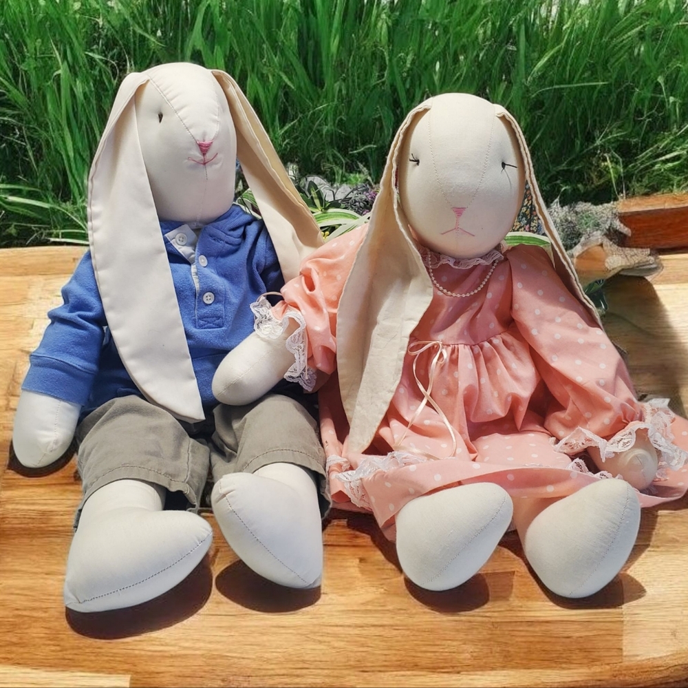 Adorable Homemade Bunny Rabbits